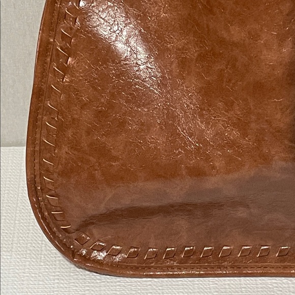 Elegant Brown Leather Shoulder Bag. Has no brand - Picture 3 of 13